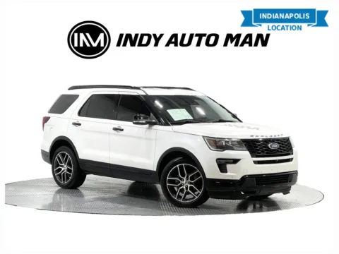 White 2019 Ford Explorer Sport for sale in Indianapolis, IN
