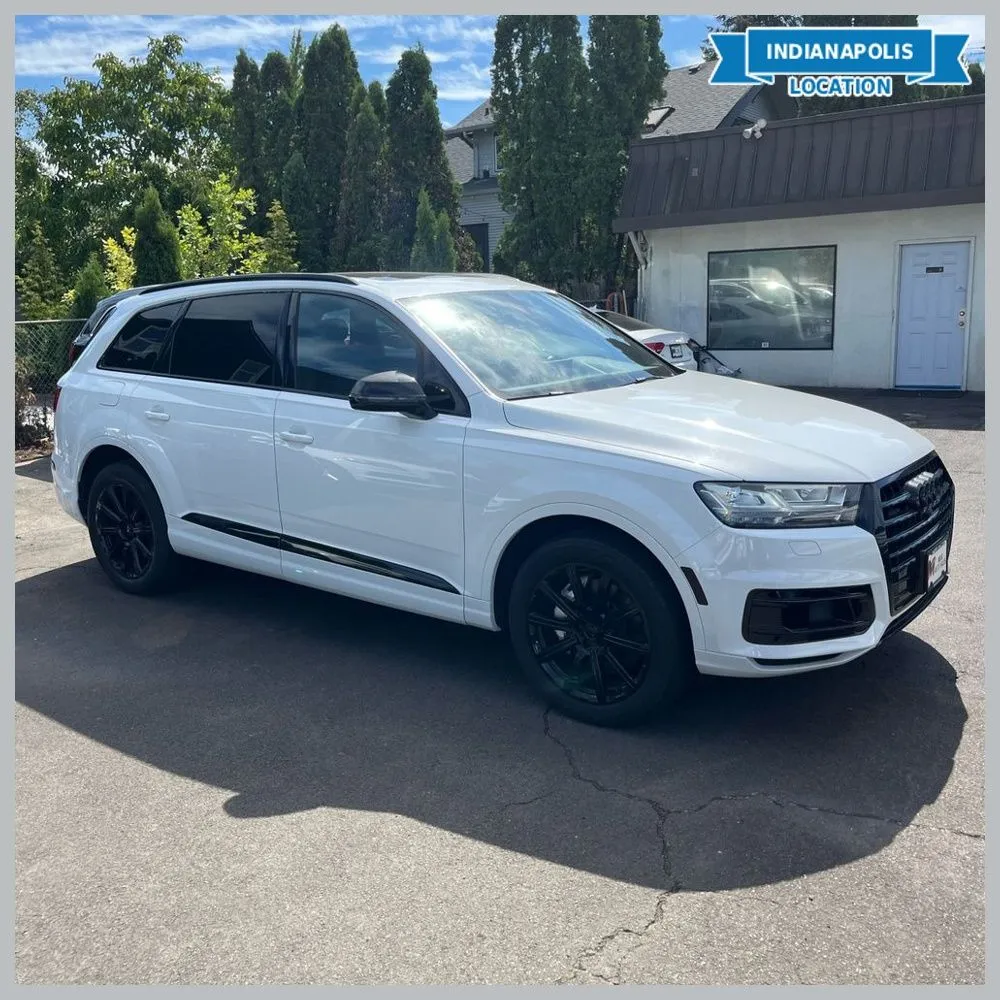White 2017 Audi Q7 3.0T Premium Plus quattro for sale in Indianapolis, IN