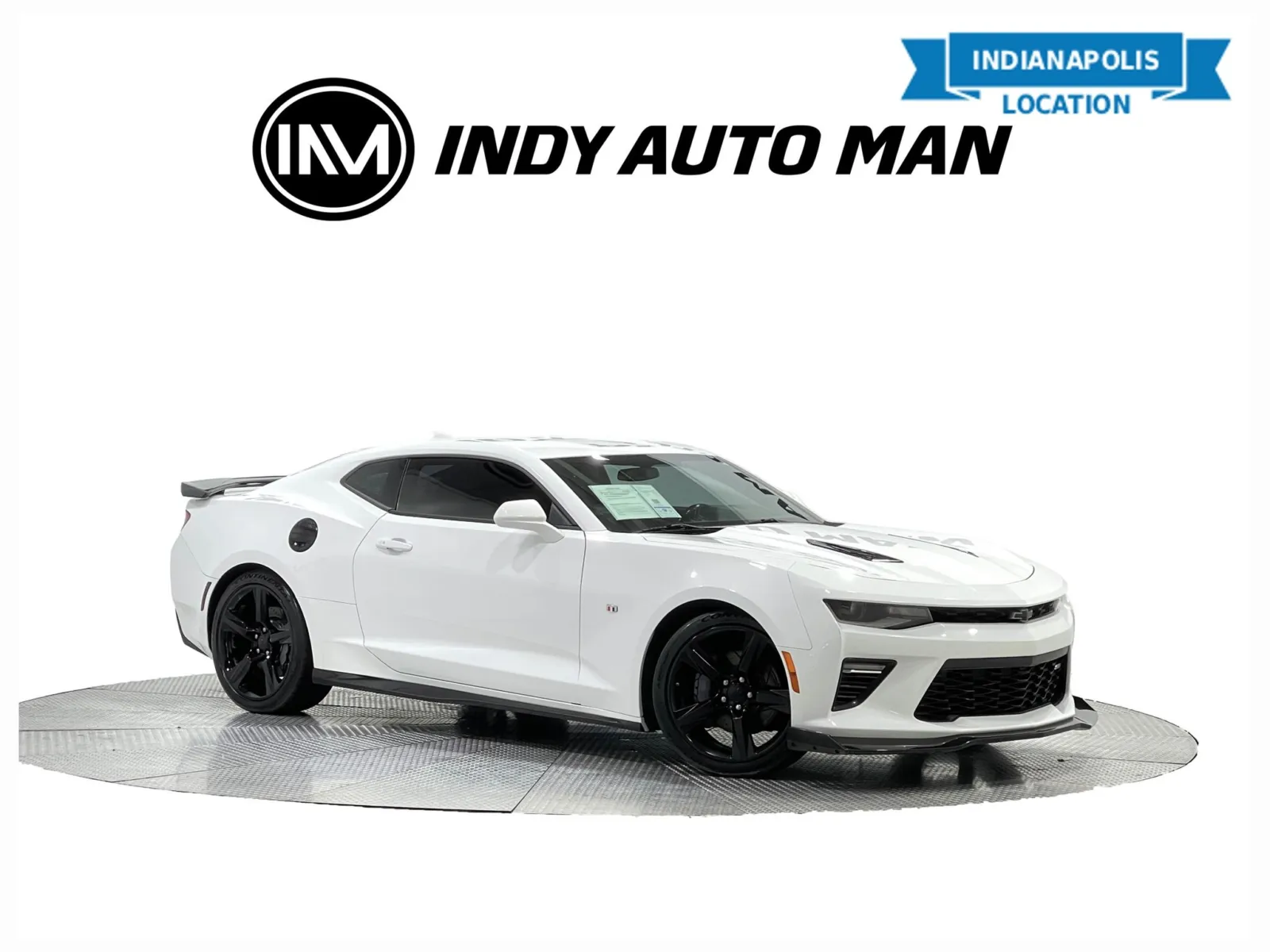 White 2018 Chevrolet Camaro SS 2SS for sale in Indianapolis, IN