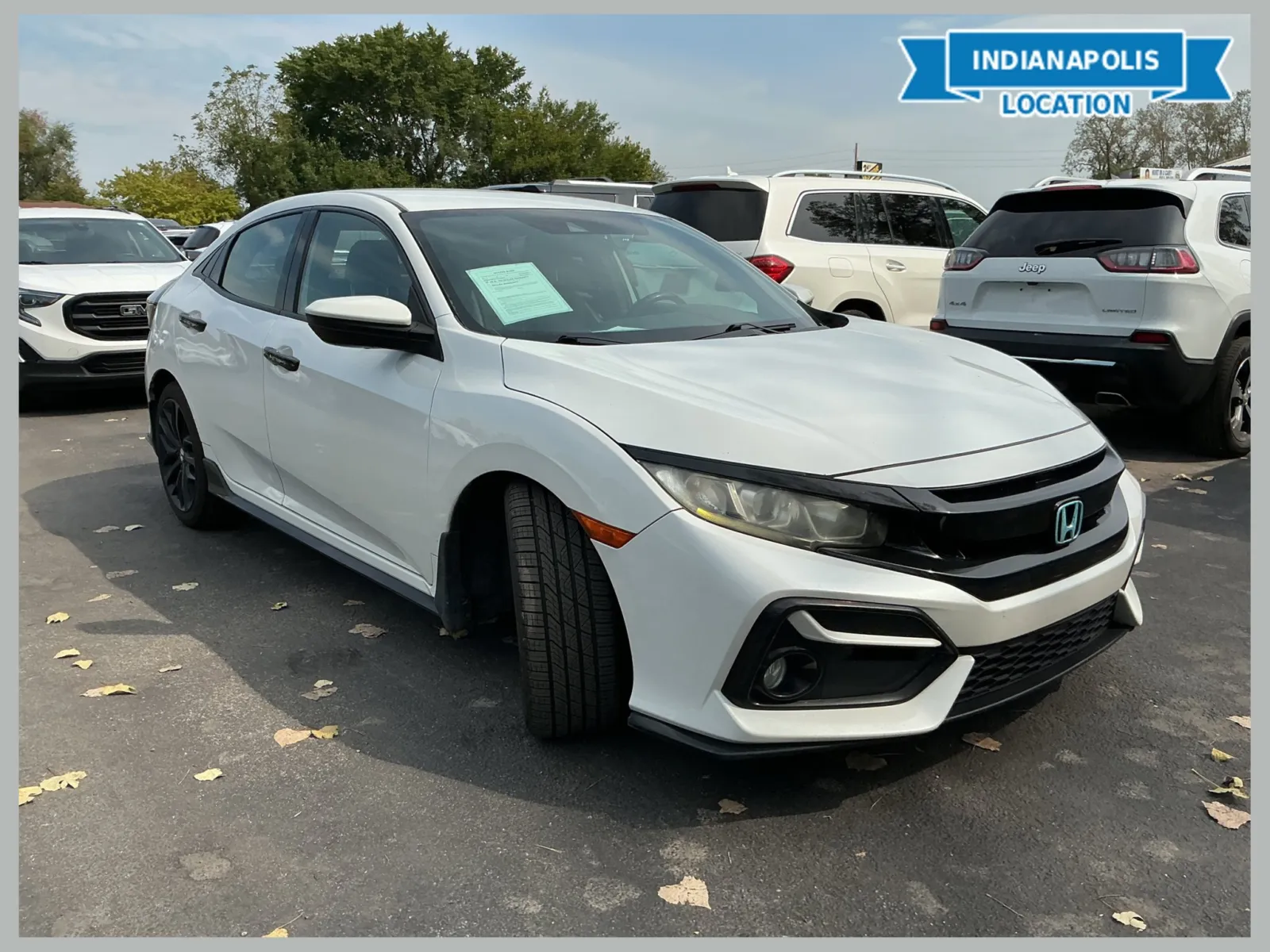 White 2020 Honda Civic Sport for sale in Indianapolis, IN