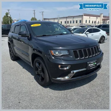 Black 2016 Jeep Grand Cherokee Overland for sale in Indianapolis, IN
