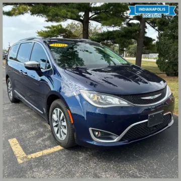 Blue 2020 Chrysler Pacifica Hybrid Limited for sale in Indianapolis, IN