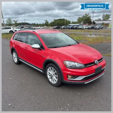 Red 2017 Volkswagen Golf Alltrack TSI S 4Motion for sale in Indianapolis, IN