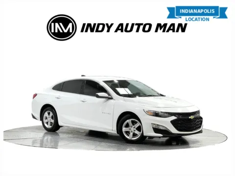 White 2021 Chevrolet Malibu LS 1FL for sale in Indianapolis, IN