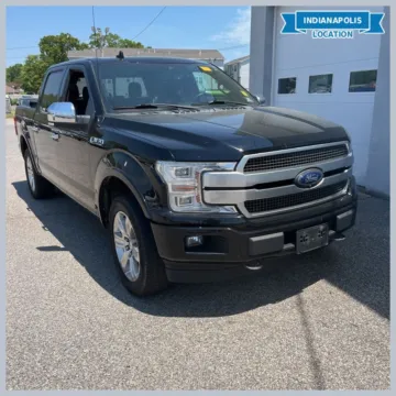 Black 2018 Ford F-150 Platinum for sale in Indianapolis, IN