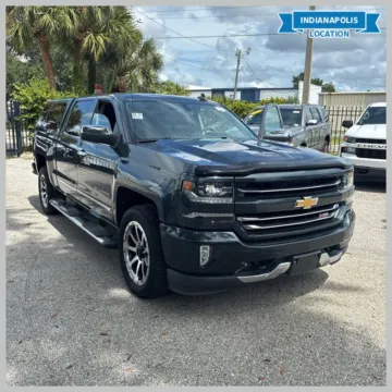Gray 2017 Chevrolet Silverado 1500 LTZ 2LZ for sale in Indianapolis, IN
