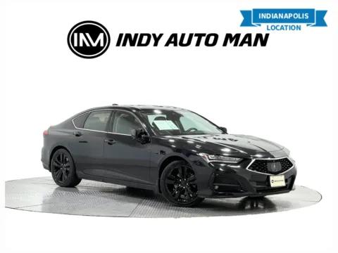 Black 2021 Acura TLX Advance SH-AWD for sale in Indianapolis, IN