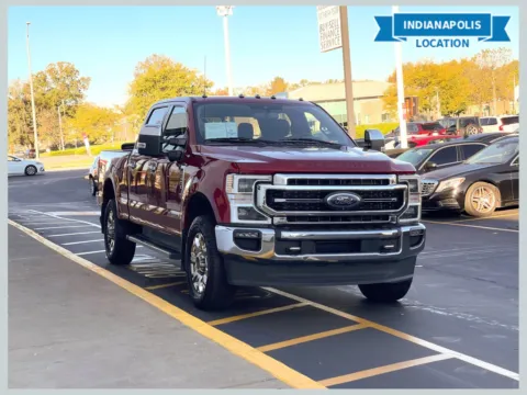 Red 2021 Ford F-250SD Lariat for sale in Indianapolis, IN