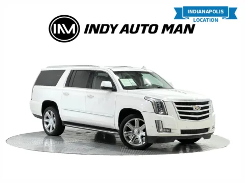 White 2018 Cadillac Escalade ESV Luxury for sale in Indianapolis, IN