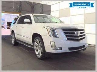 White 2018 Cadillac Escalade ESV Luxury for sale in Indianapolis, IN