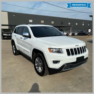 White 2015 Jeep Grand Cherokee Limited for sale in Indianapolis, IN