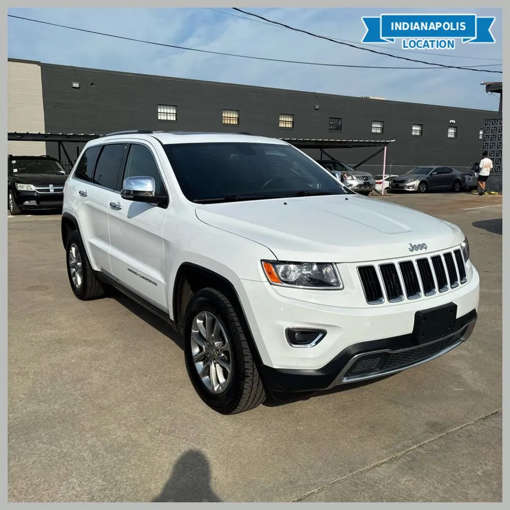 White 2015 Jeep Grand Cherokee Limited for sale in Indianapolis, IN