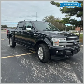 Black 2019 Ford F-150 Platinum for sale in Indianapolis, IN