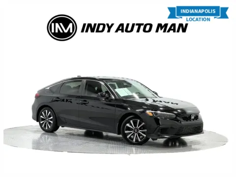 Black 2024 Honda Civic EX-L for sale in Indianapolis, IN