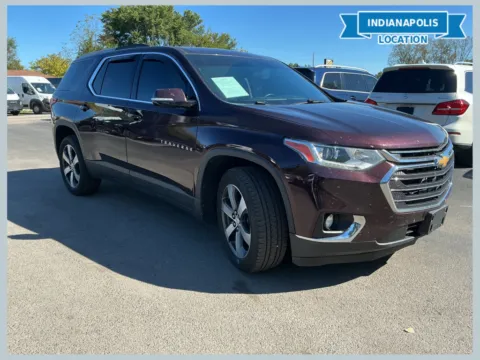 Black 2018 Chevrolet Traverse 3LT for sale in Indianapolis, IN