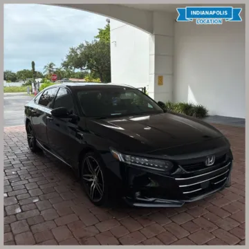 Black 2021 Honda Accord Hybrid Touring for sale in Indianapolis, IN