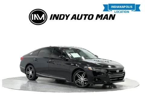 Black 2021 Honda Accord Hybrid Touring for sale in Indianapolis, IN