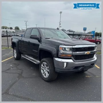Black 2016 Chevrolet Silverado 1500 LT LT1 for sale in Indianapolis, IN