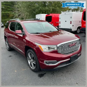 Red 2017 GMC Acadia Denali for sale in Indianapolis, IN