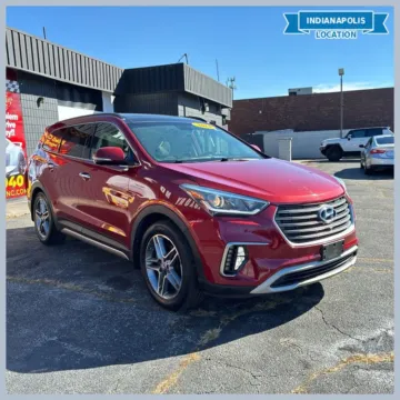 Red 2018 Hyundai Santa Fe Limited Ultimate for sale in Indianapolis, IN
