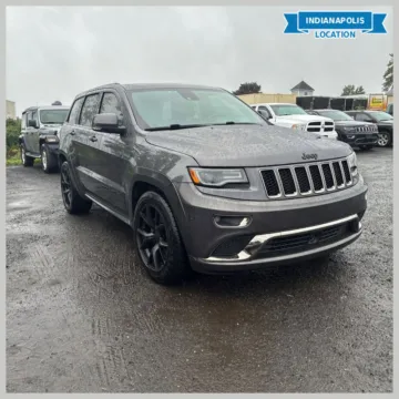 Gray 2015 Jeep Grand Cherokee Overland for sale in Indianapolis, IN
