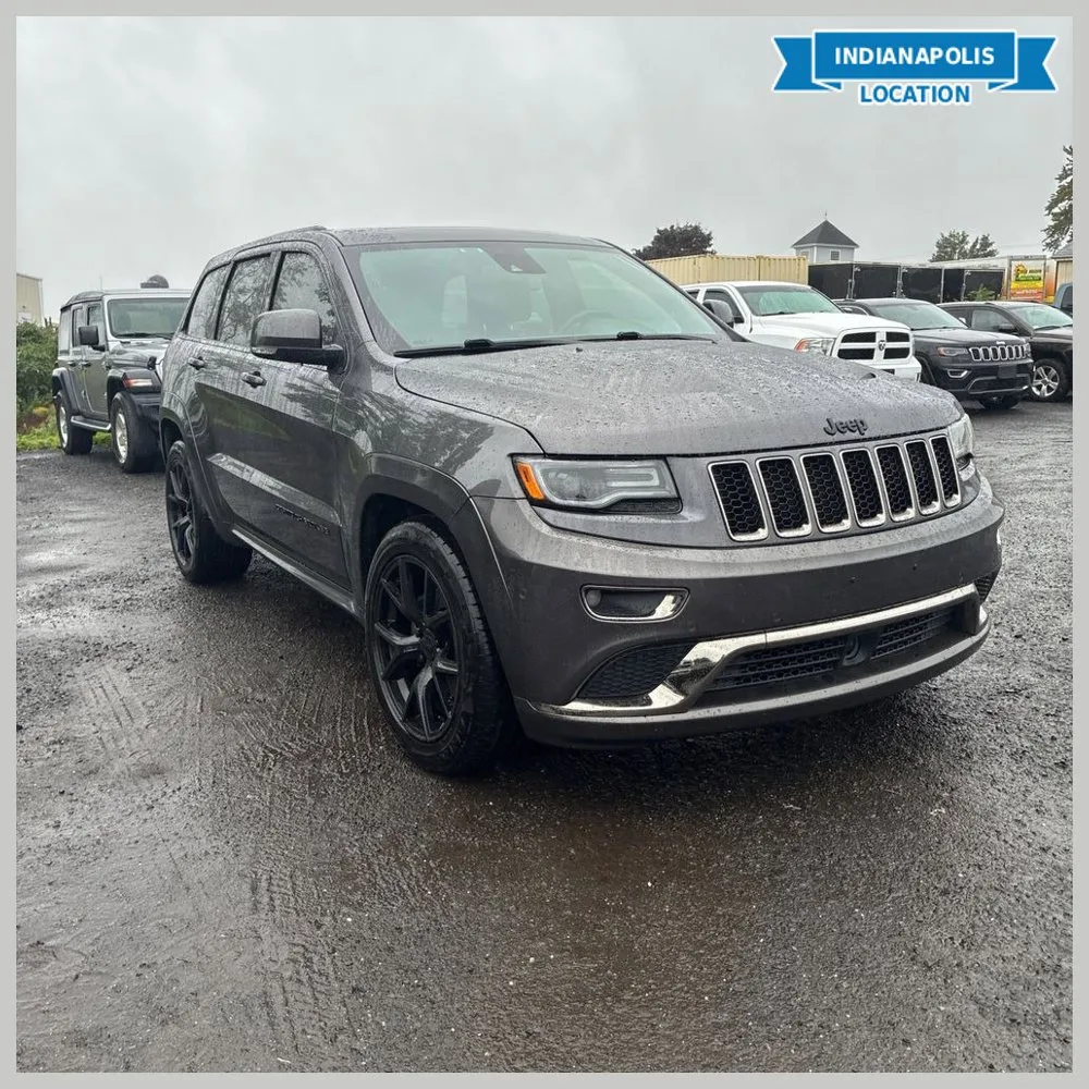 Gray 2015 Jeep Grand Cherokee Overland for sale in Indianapolis, IN