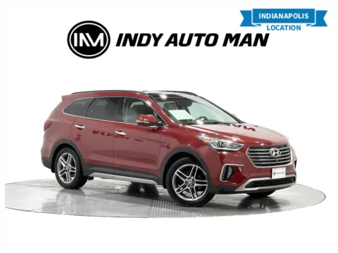 Red 2018 Hyundai Santa Fe Limited Ultimate for sale in Indianapolis, IN