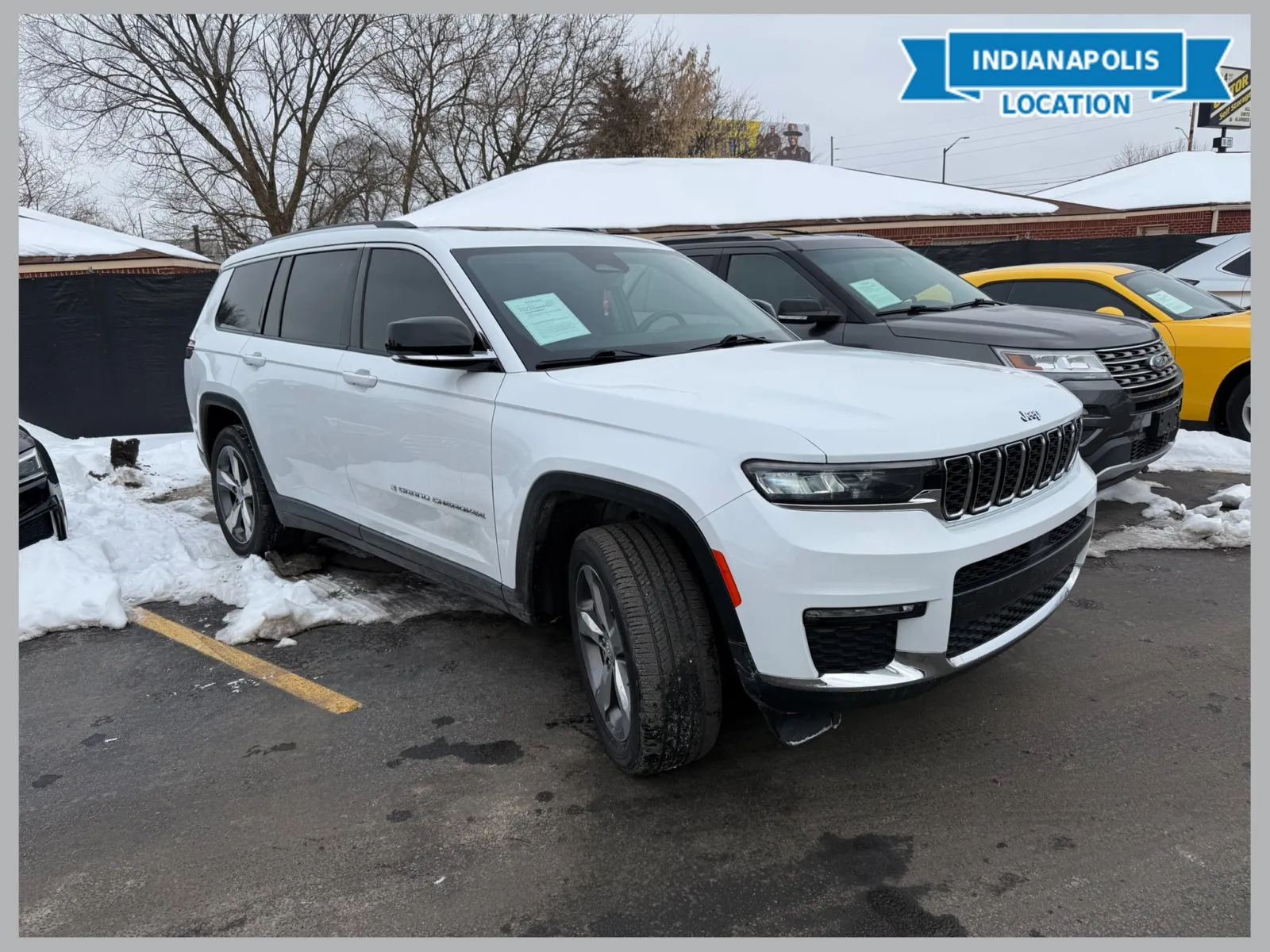 White 2021 Jeep Grand Cherokee L Limited for sale in Indianapolis, IN