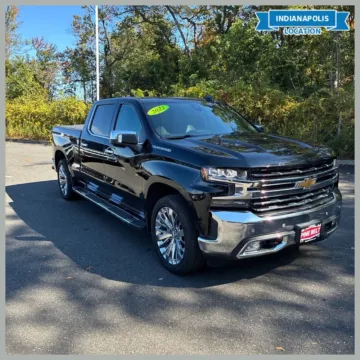 Black 2022 Chevrolet Silverado 1500 LTD LTZ for sale in Indianapolis, IN