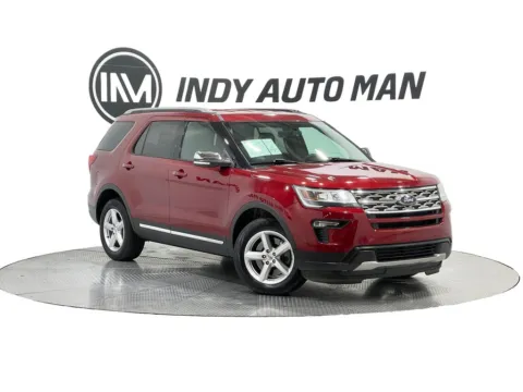 Red 2018 Ford Explorer XLT for sale in Indianapolis, IN