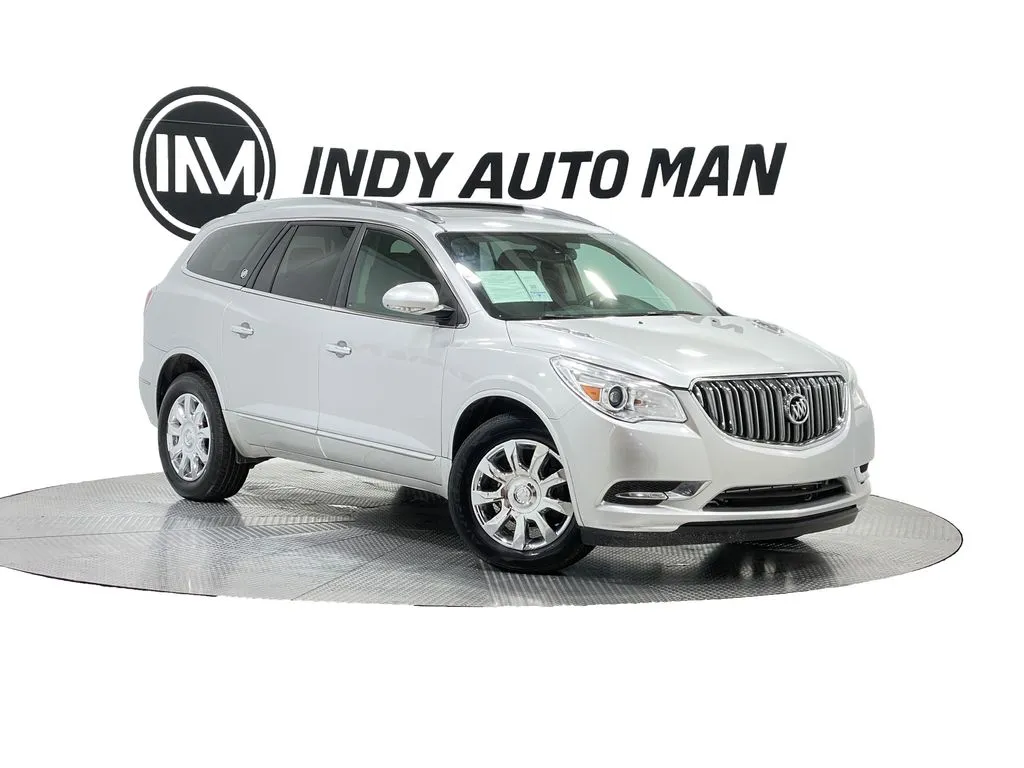 Silver 2017 Buick Enclave Leather Group for sale in Indianapolis, IN
