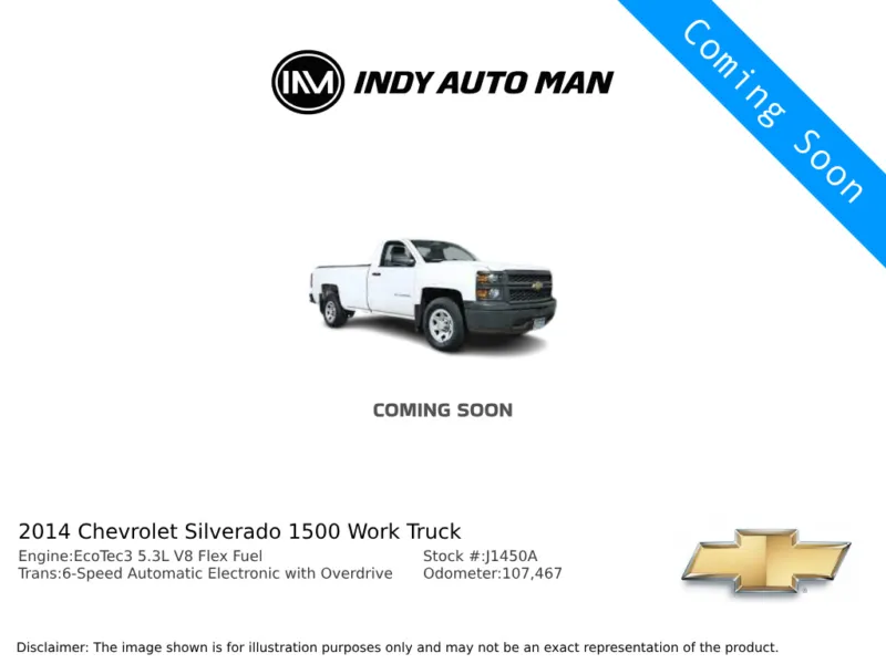 2014 Chevrolet Silverado 1500 Work Truck for sale in Indianapolis, IN