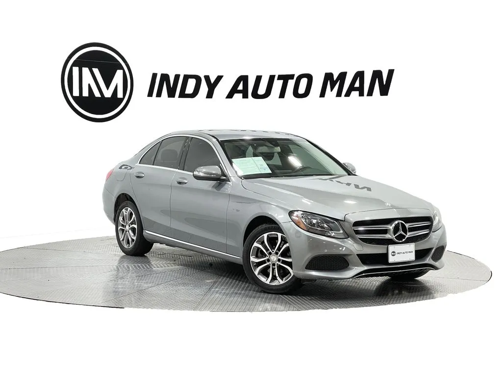Gray 2015 Mercedes-Benz C-Class C 300 4MATIC for sale in Indianapolis, IN
