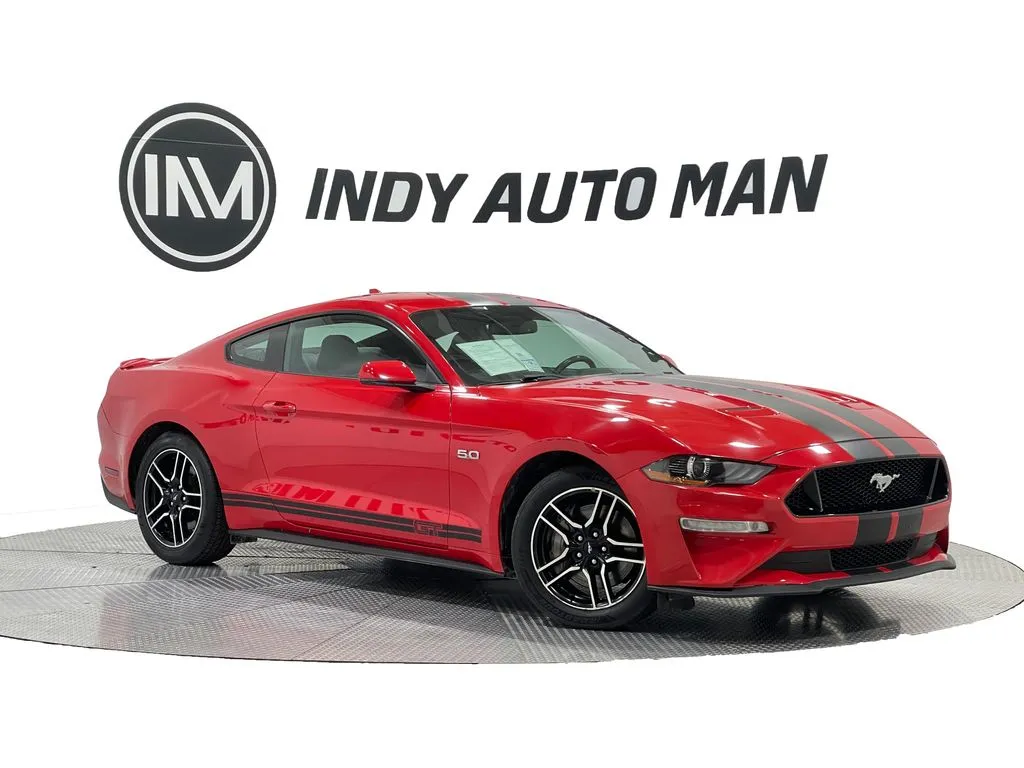 Red 2020 Ford Mustang GT Premium for sale in Indianapolis, IN