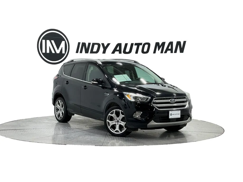 Black 2017 Ford Escape Titanium for sale in Indianapolis, IN