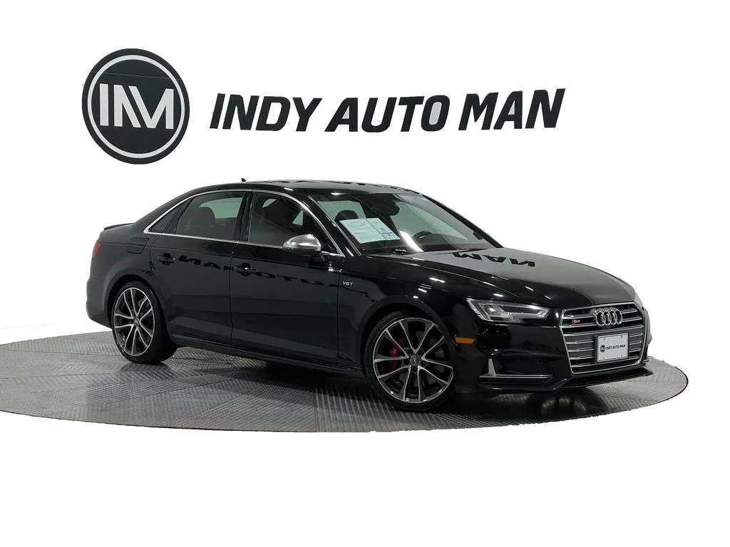 Black 2018 Audi S4 3.0T Prestige quattro for sale in Indianapolis, IN