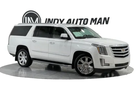 White 2018 Cadillac Escalade ESV Luxury for sale in Indianapolis, IN