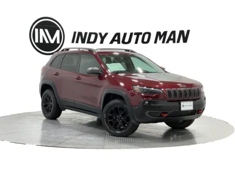 Red 2021 Jeep Cherokee Trailhawk for sale in Indianapolis, IN