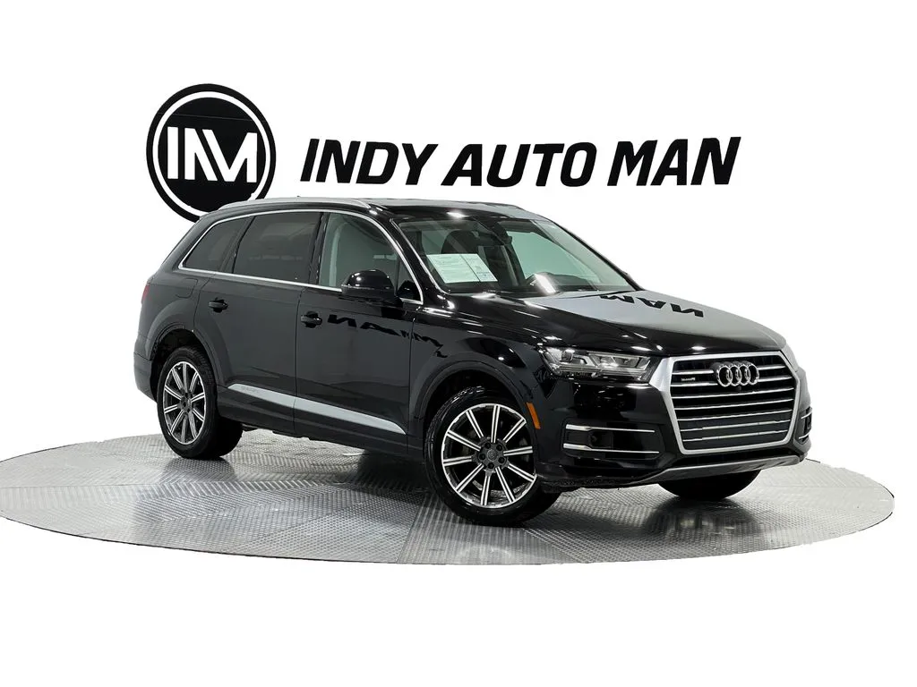 Black 2018 Audi Q7 3.0T Premium Plus quattro for sale in Indianapolis, IN
