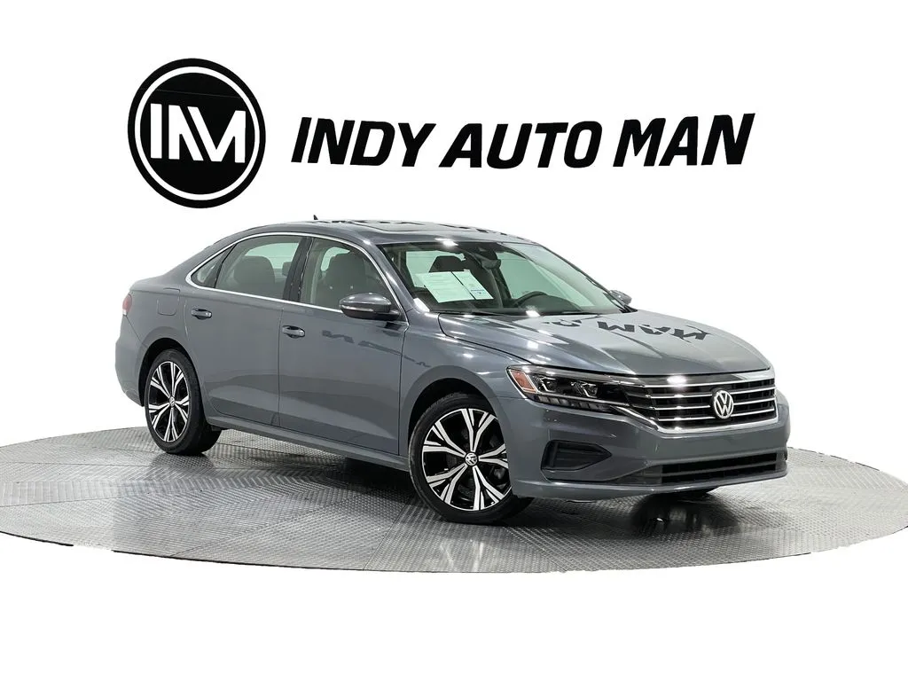 Blue 2021 Volkswagen Passat 2.0T SE for sale in Indianapolis, IN