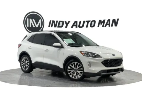 White 2020 Ford Escape Titanium Hybrid for sale in Indianapolis, IN