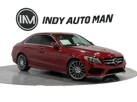 Red 2017 Mercedes-Benz C-Class C 300 for sale in Indianapolis, IN