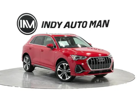 Red 2020 Audi Q3 Premium Plus S line quattro for sale in Indianapolis, IN