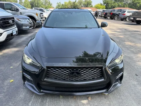 Black 2018 INFINITI Q50 Red Sport 400 for sale in Indianapolis, IN