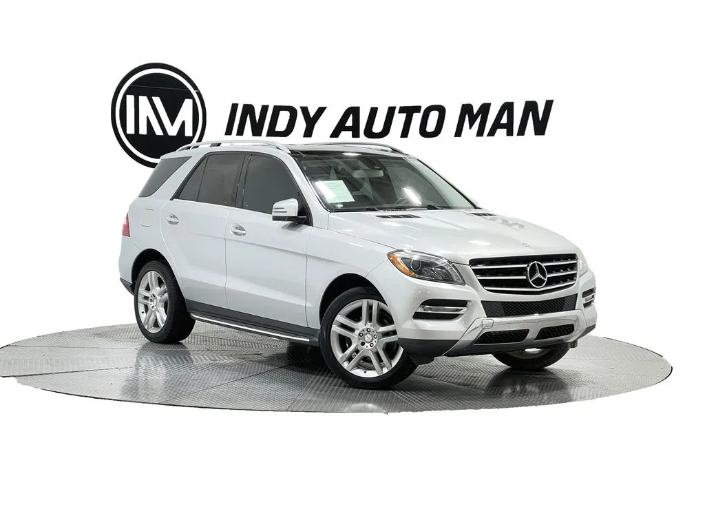 Silver 2015 Mercedes-Benz M-Class ML 350 4MATIC for sale in Indianapolis, IN