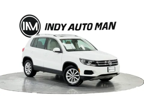 White 2017 Volkswagen Tiguan 2.0T Wolfsburg Edition for sale in Indianapolis, IN