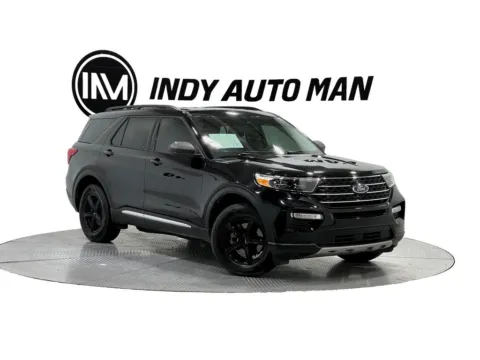 Black 2021 Ford Explorer XLT for sale in Indianapolis, IN