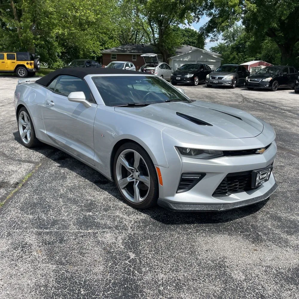 Silver 2017 Chevrolet Camaro SS 2SS for sale in Indianapolis, IN
