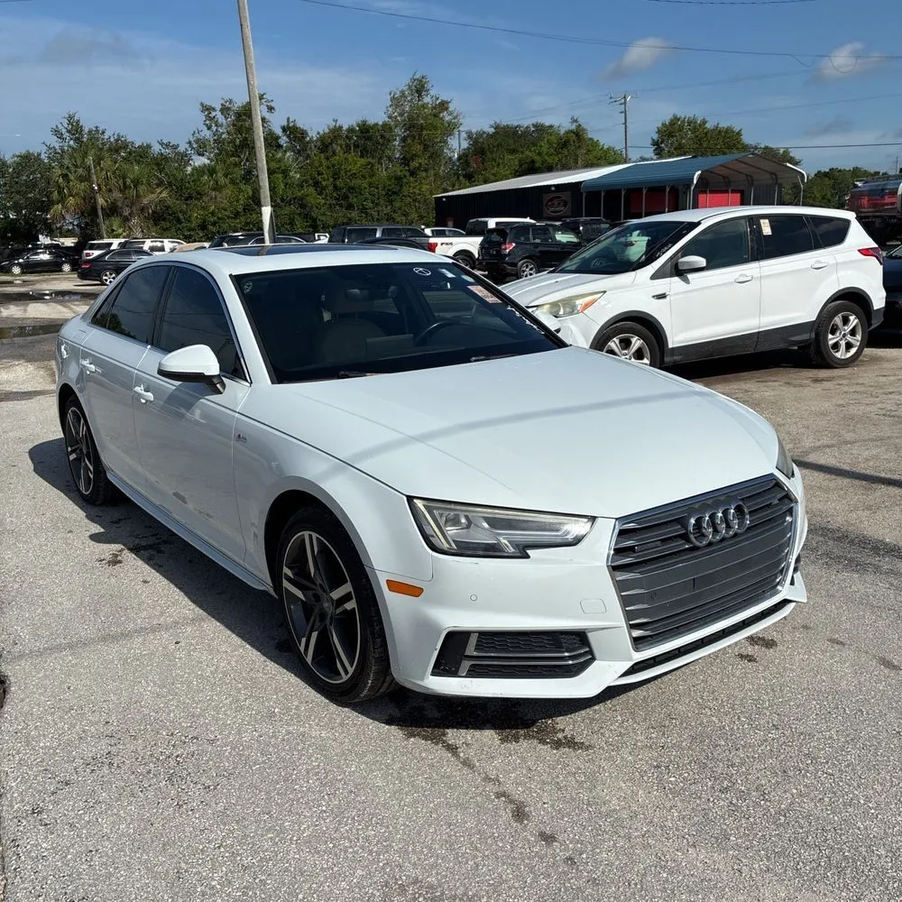 White 2017 Audi A4 2.0T Premium Plus quattro for sale in Indianapolis, IN
