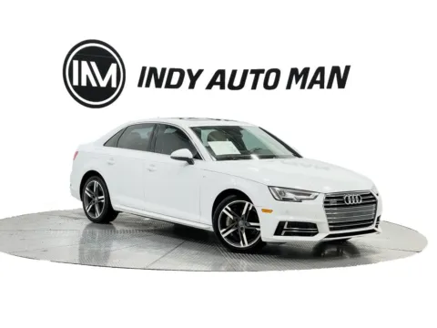 White 2017 Audi A4 2.0T Premium Plus quattro for sale in Indianapolis, IN